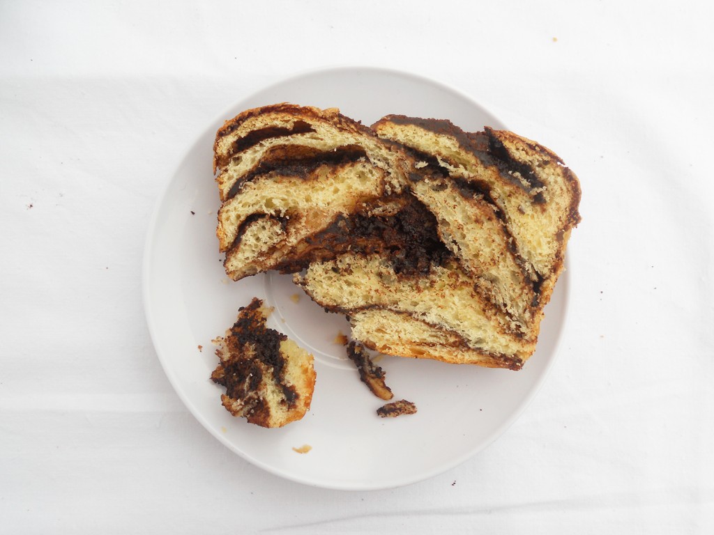 Brioche maison chocolat et fève tonka