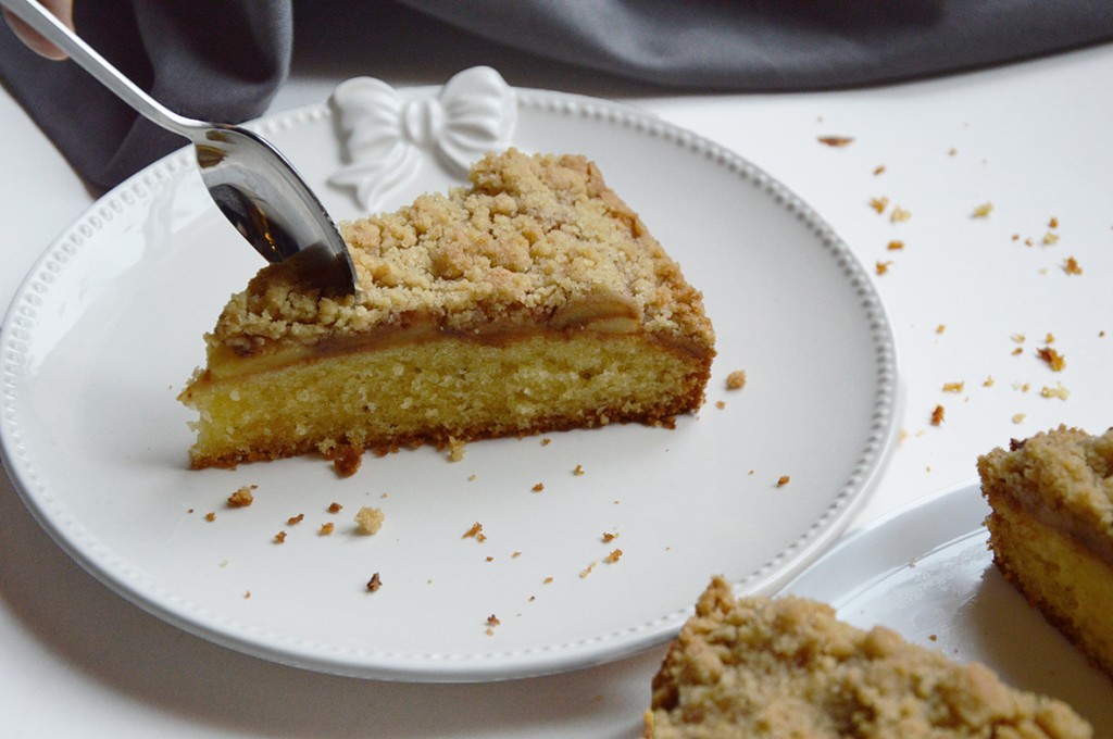 Part Streusel aux pommes