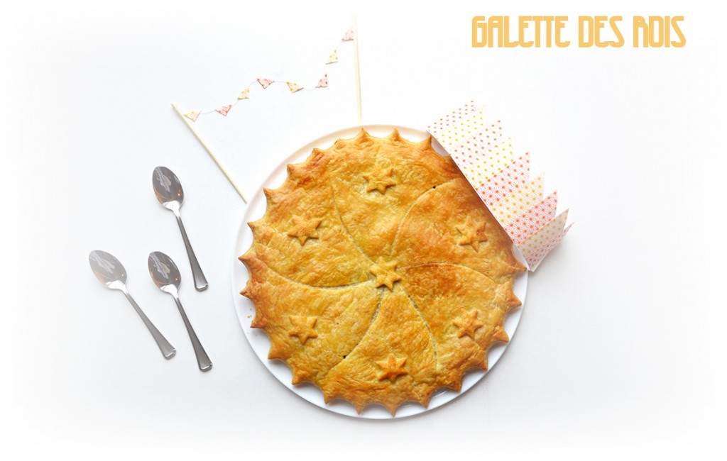 Galette des rois crème amandes - marrons