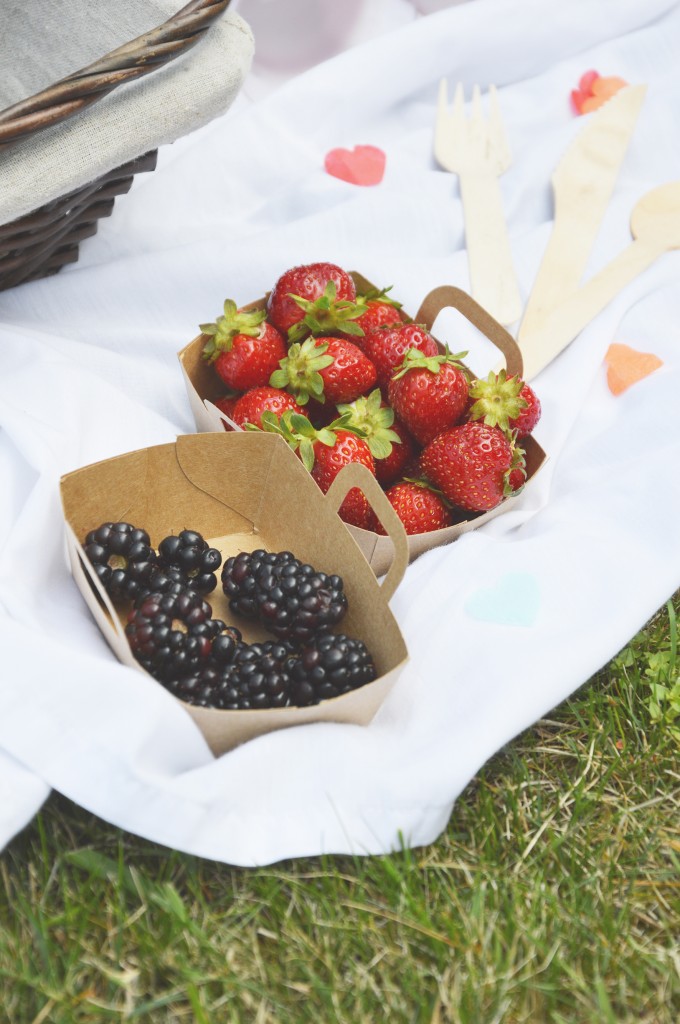 Strawberries and blackberries