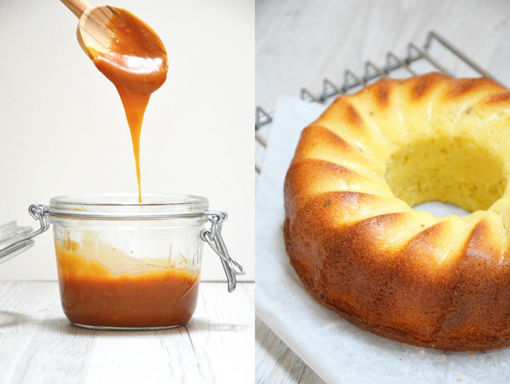 Bundt cake et caramel beurre salé