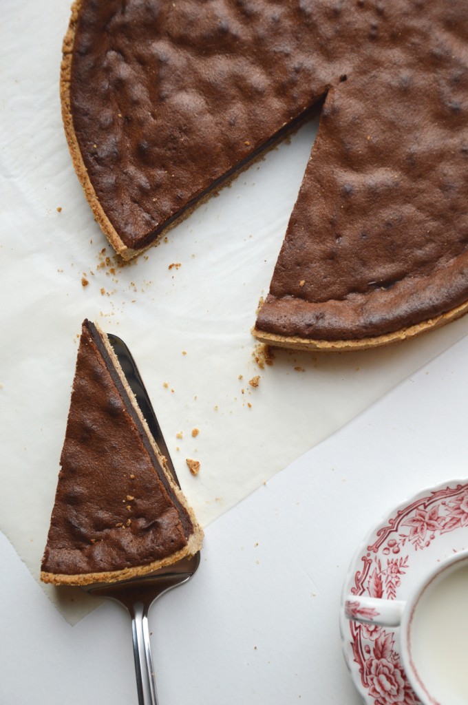 Tarte noisette et chocolat - Plus une miette dans l'assiette