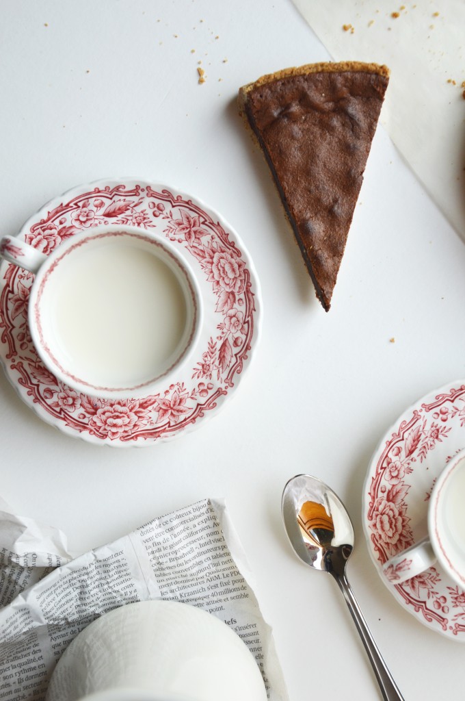 Tarte chocolat-noisette by Plus une miette dans l'assiette