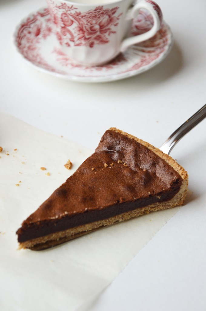 Tarte chocolat noisette - Plus une miette dans l'assiette