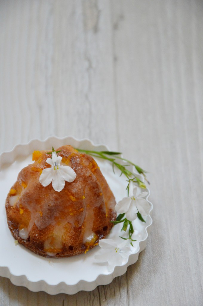 Bundt cake fleur d'oranger Plus une miette dans l'assiette