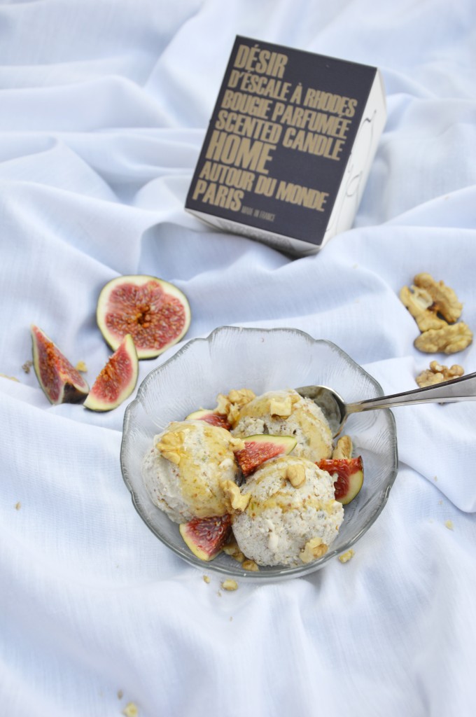 Glace figue-miel-noix - Plus une miette dans l'assiette