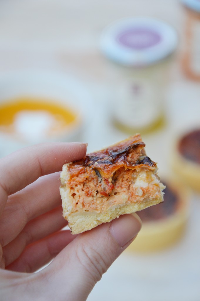 Quiche poivron - aubergine - chèvre frais par Plus une miette dans l'assiette