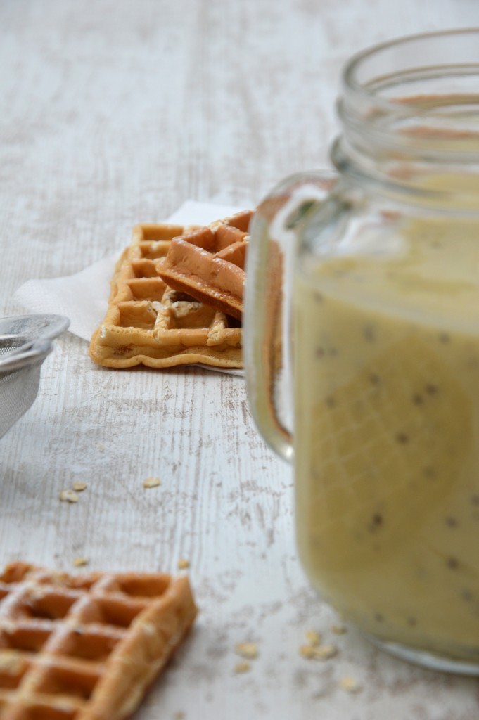 Gaufre sans beurre à l'avoine // Plus une miette dans l'assiette