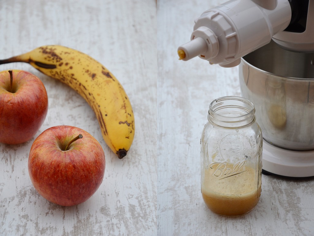 Smoothie banane-pomme-kiwi par Plus une miette dans l'assiette