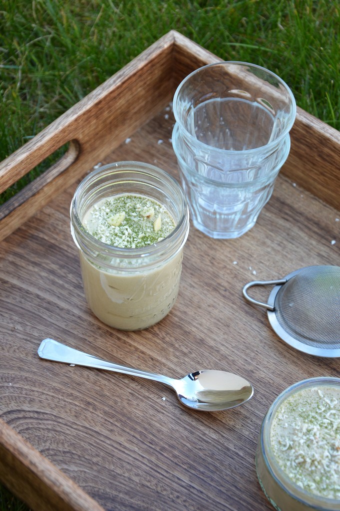 Mousse matcha chocolat blanc / Plus une miette dans l'assiette