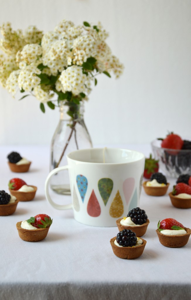 Tartelette mures - fraises - Plus une miette dans l'assiette