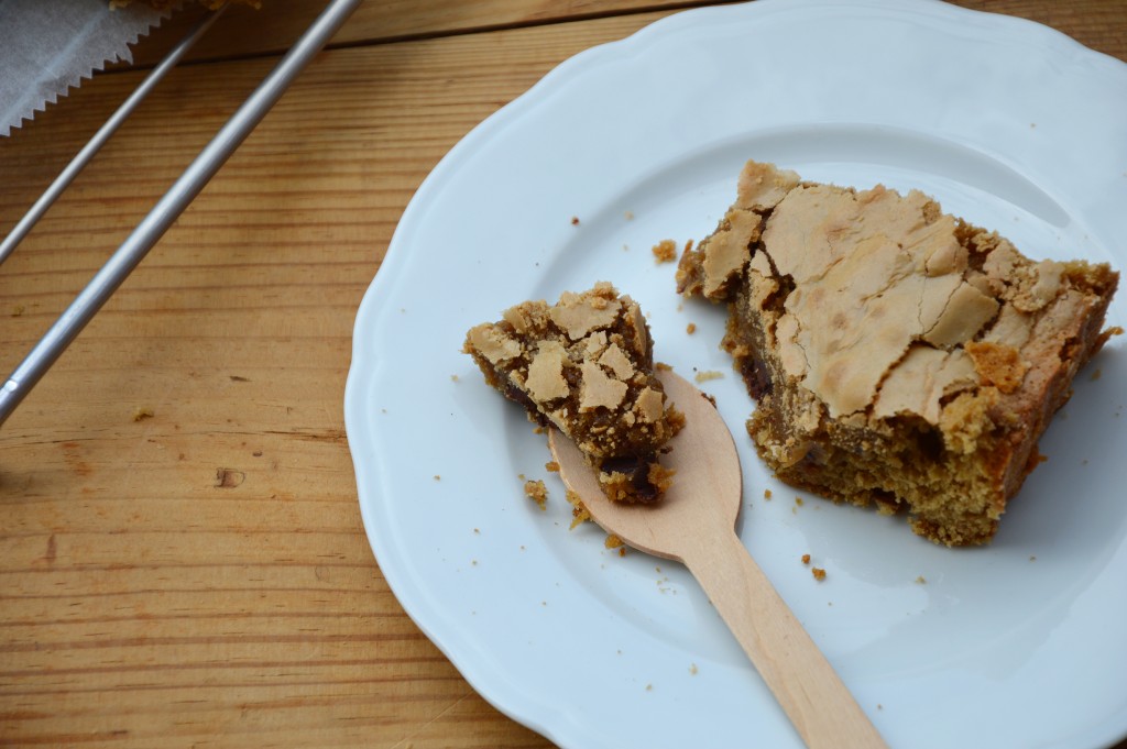 Tendre brownie choco,café,noix - Plus une miette dans l'assiette