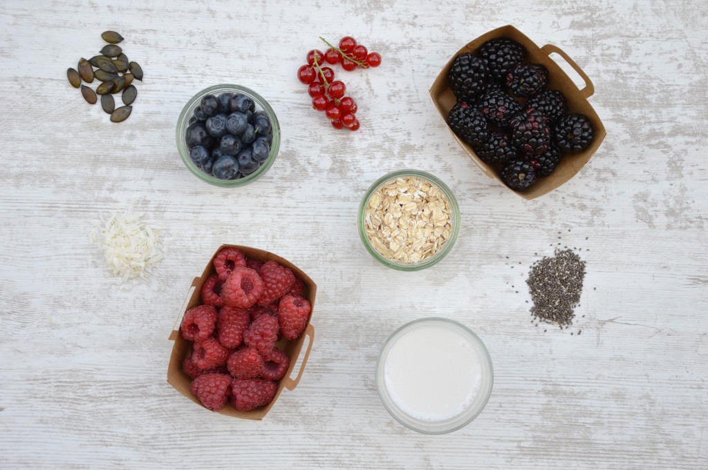 Ingrédients smoothie bowl