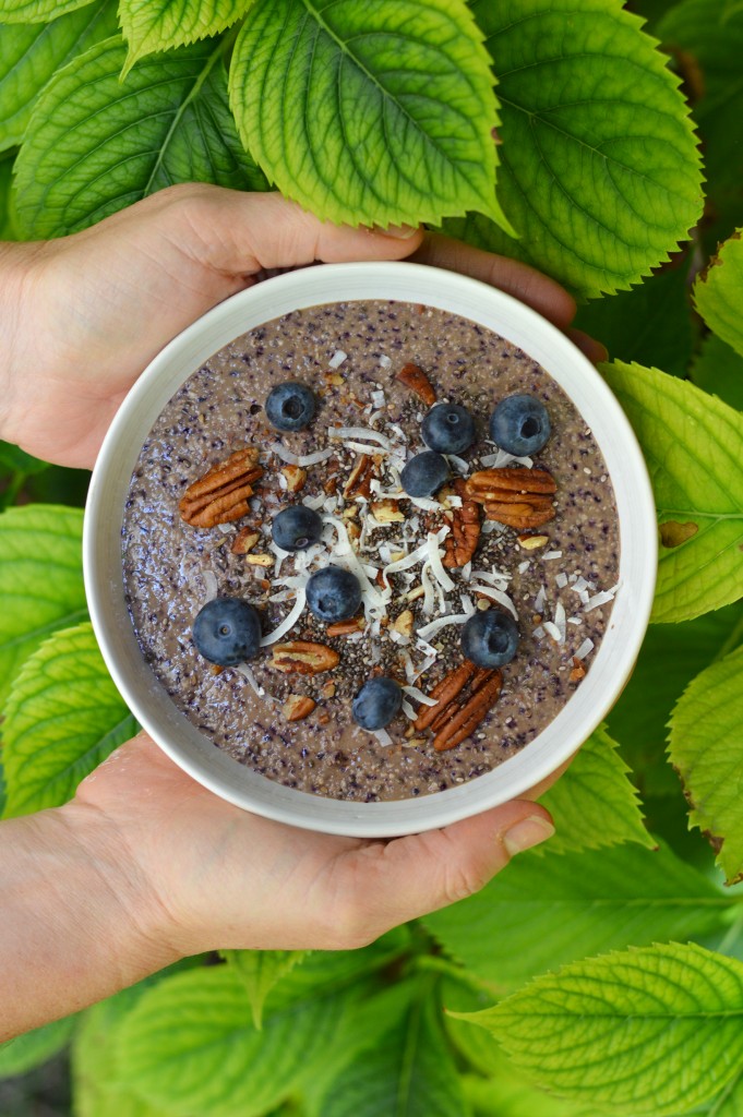 Gluten free brunch - Blueberry smoothie bowl - Plus une miette