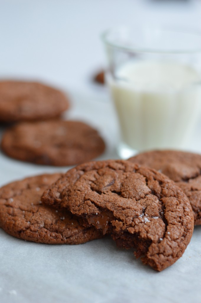 Cookies pécan-pâte à tartiner-fleur de sel par Plus une miette dans l'assiette