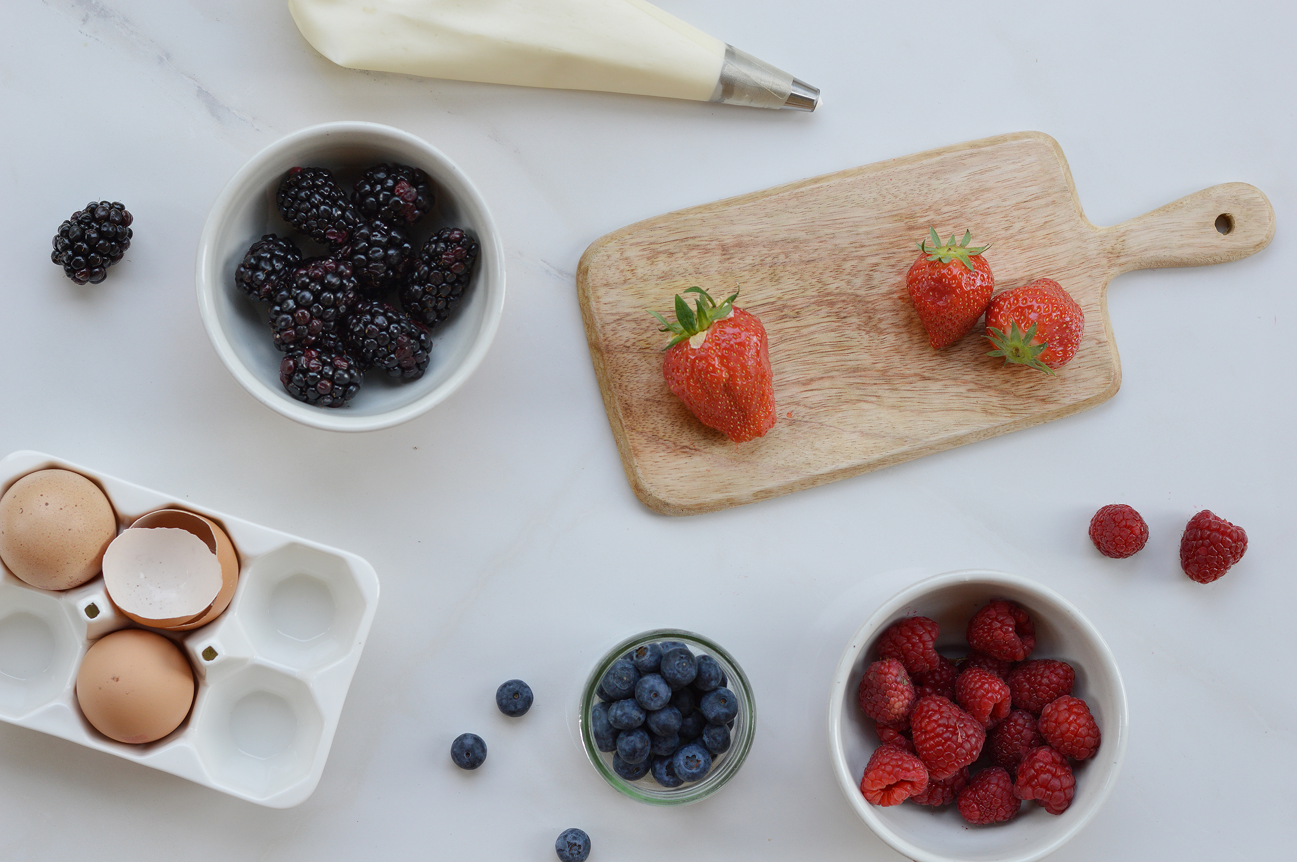 Tarte pistache fruits rouges - Ingrédients