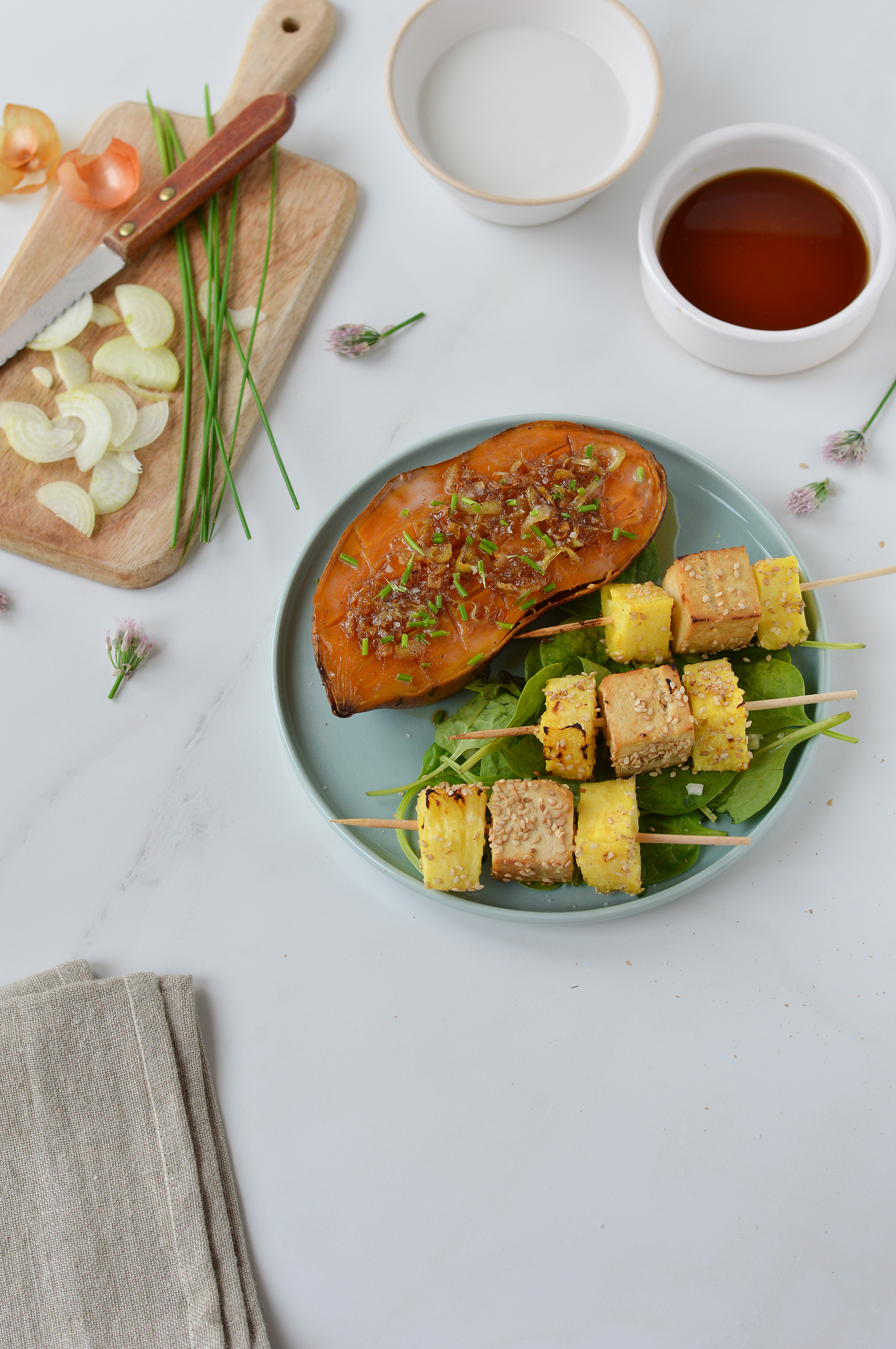 Barbecue veggie - Plus une miette dans l'assiette