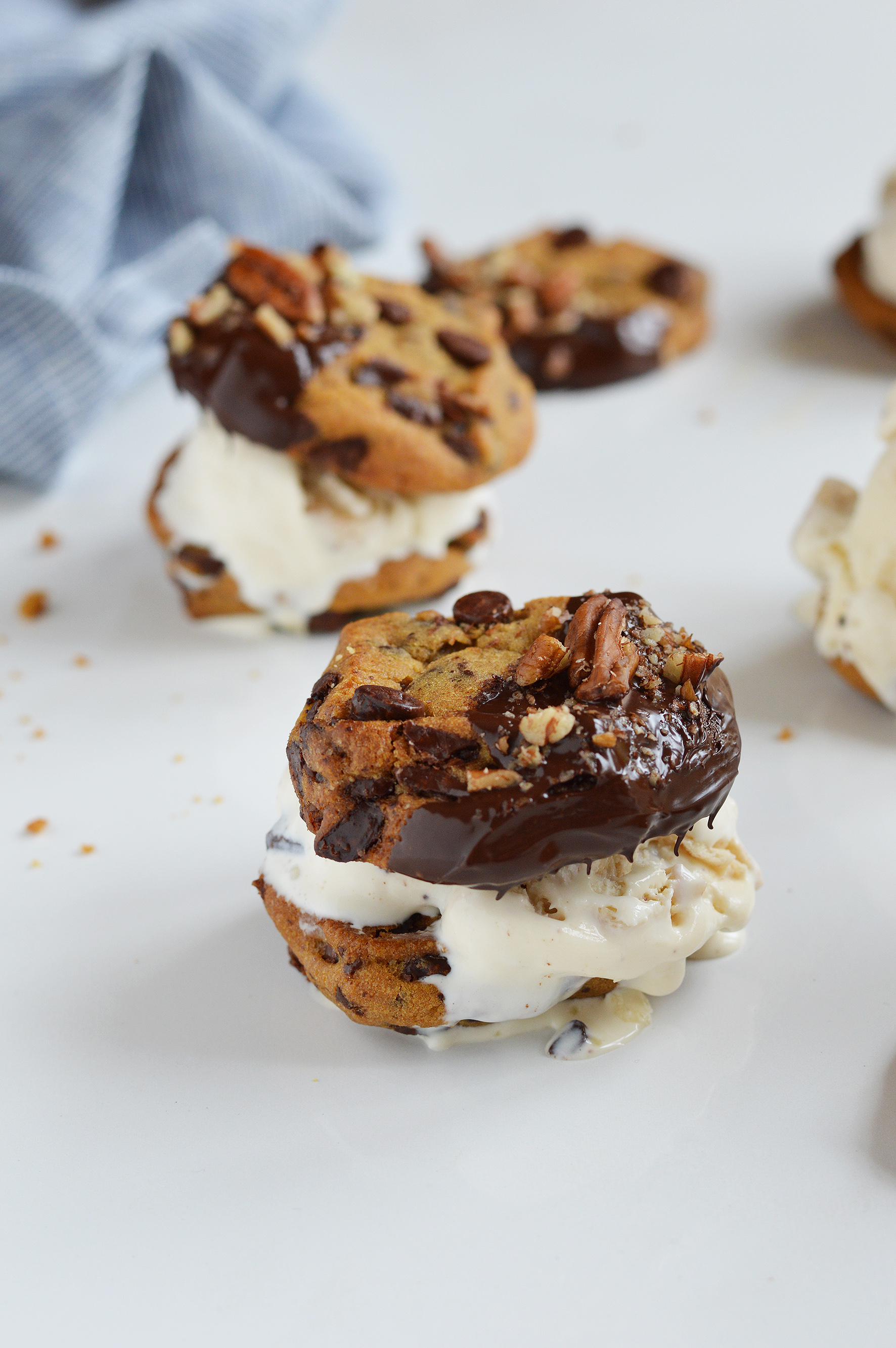 Ice-cream sandwich - Plus une miette dans l'assiette