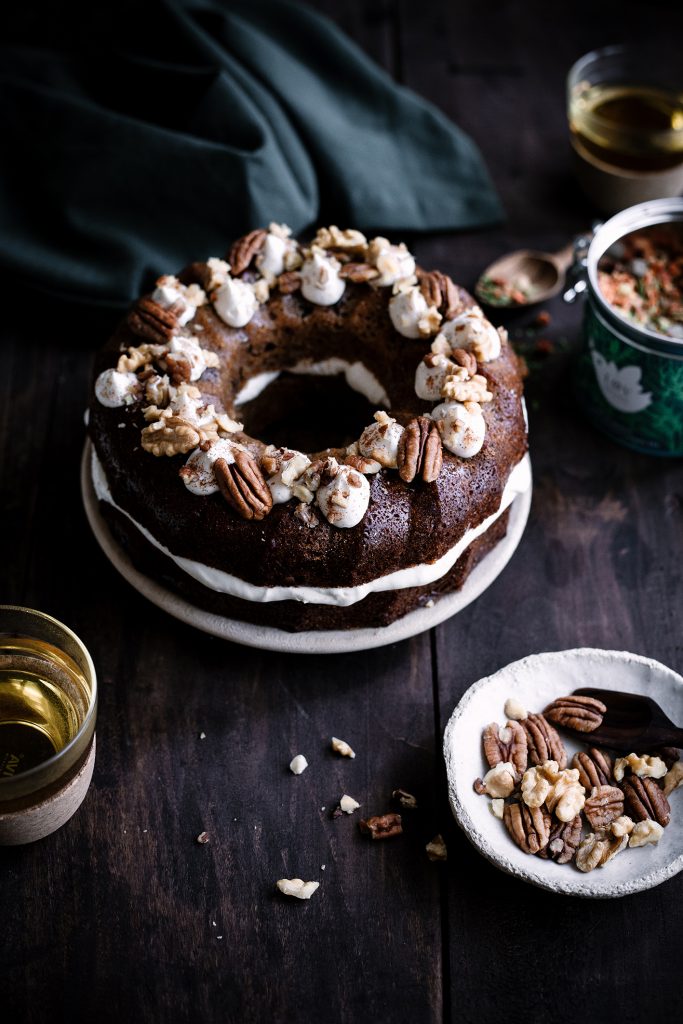 Carrot cake et sa chantilly infusée au Løv is Green Plus une miette
