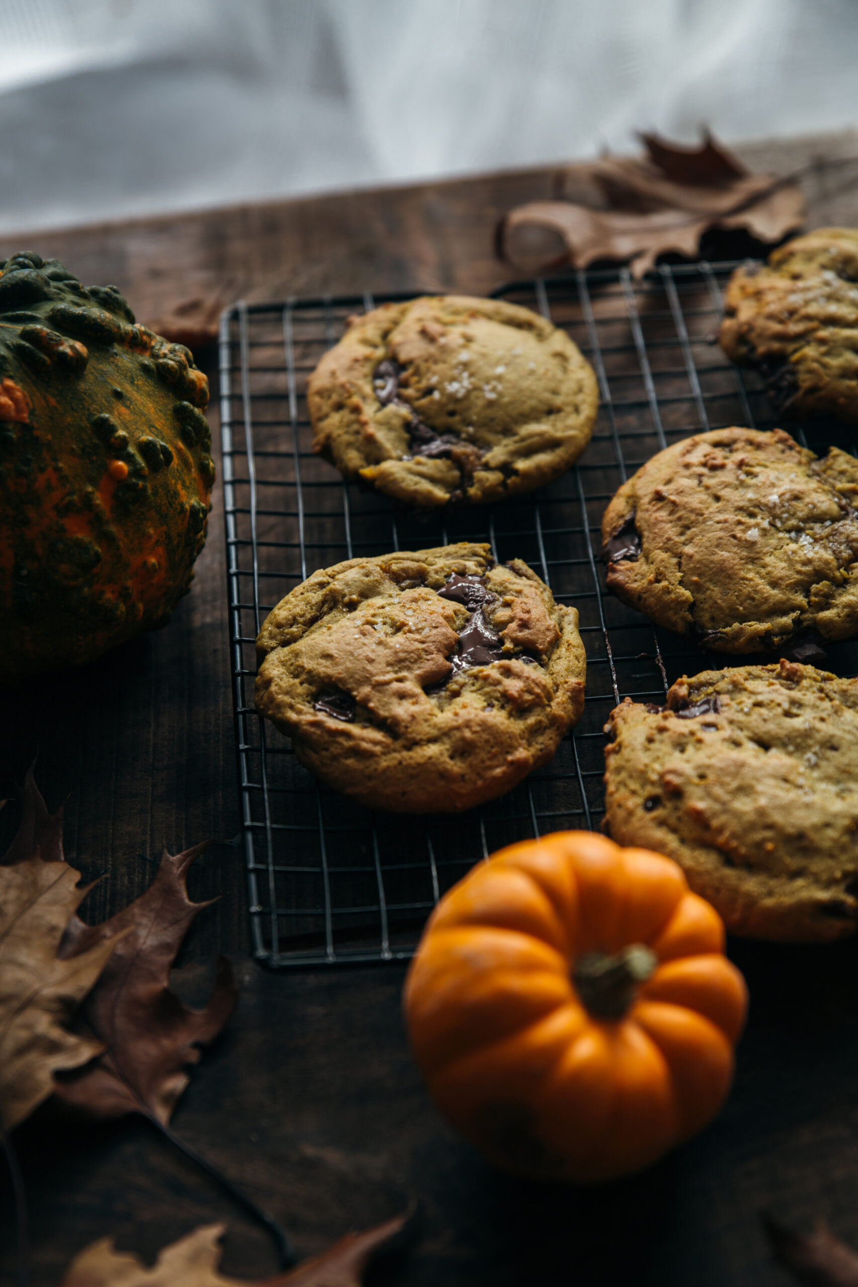Cookies au butternut, cannelle et chocolat Plus une miette dans l'assiette