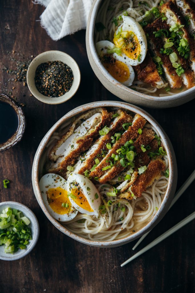 Ramen maison au poulet