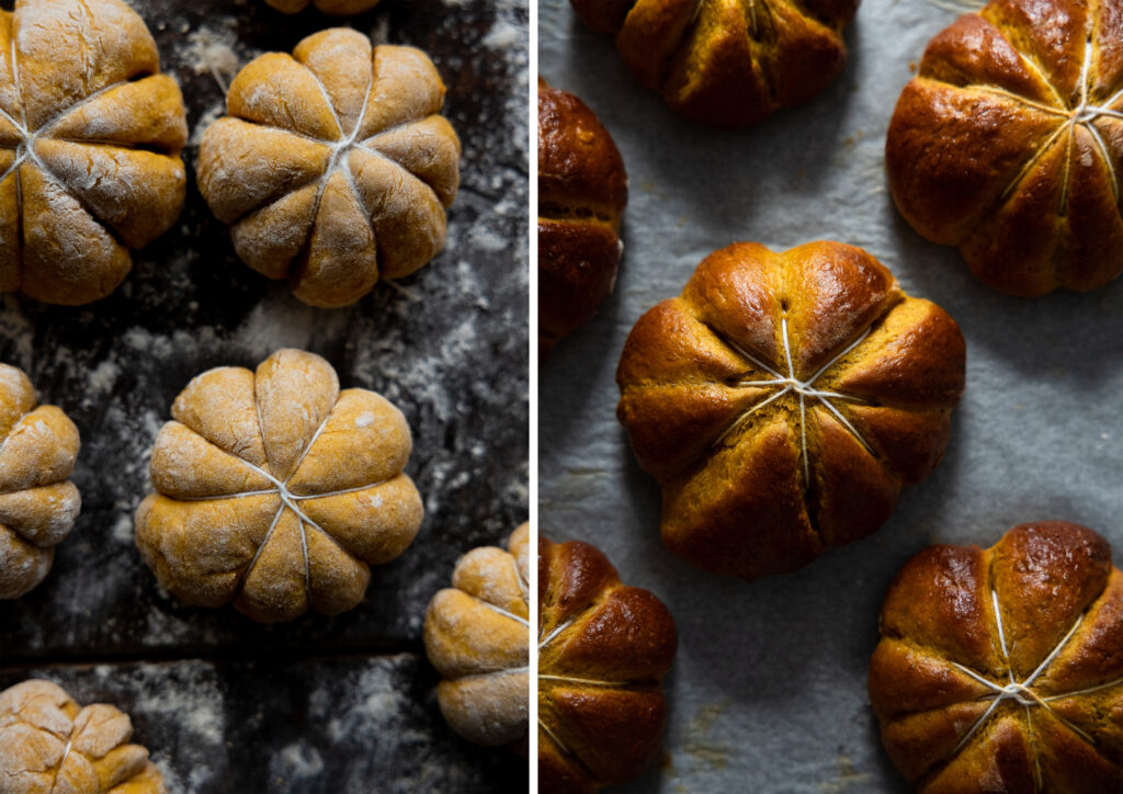 Brioches citrouille au chocolat - Plus une miette