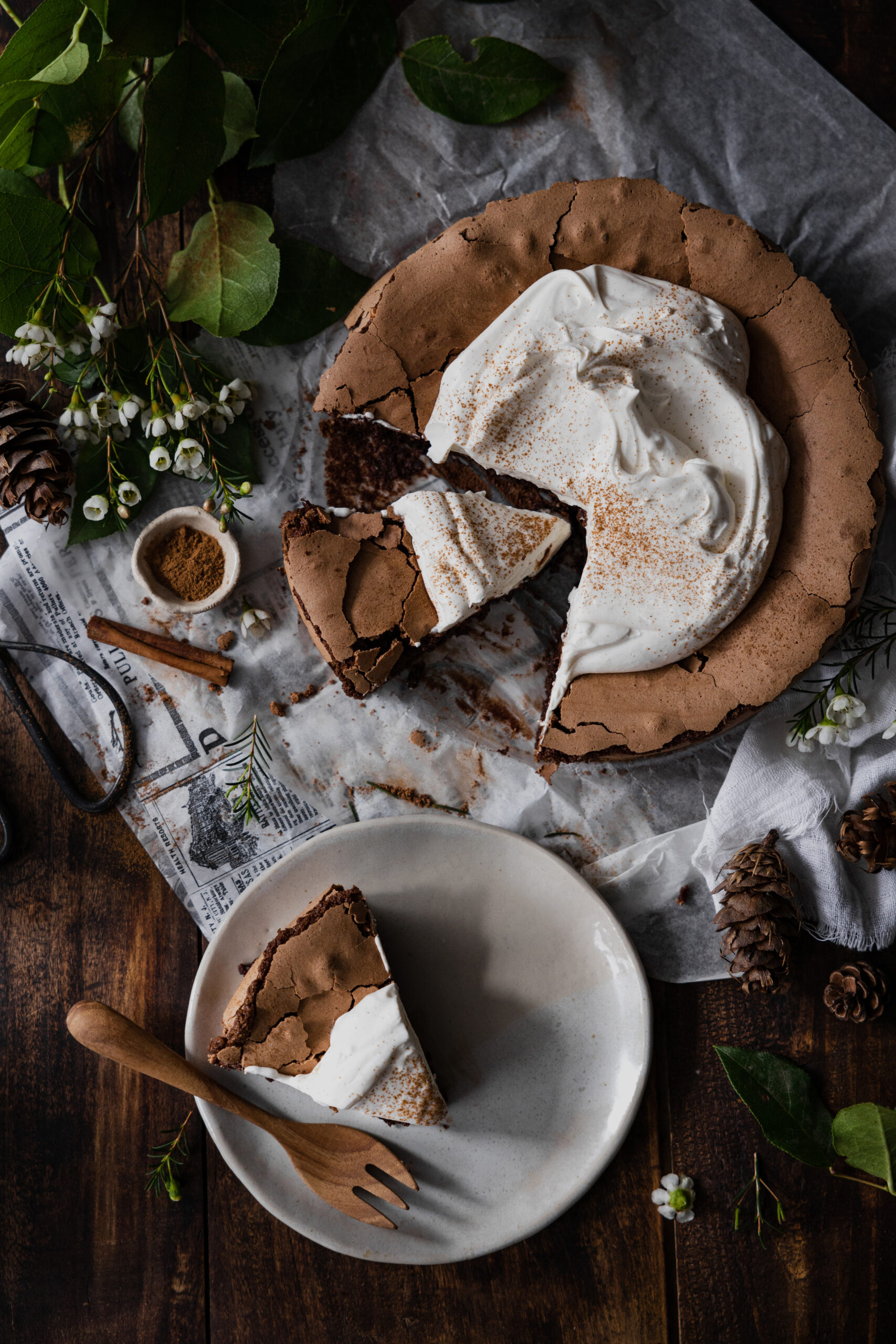 La recette du gâteau nuage chocolat  